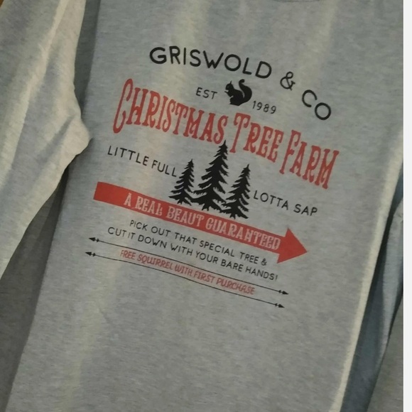 Griswold Christmas Tree Farm Lightweight Sweatshirt XL - Picture 3 of 8
